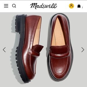 Madewell The Bradley Lugsole Loafer in Leather. Size 8 1/2. Brand new Never worn